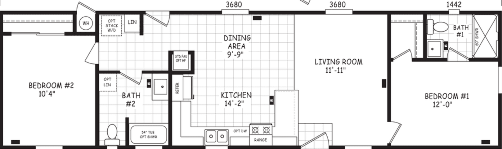 Encore 16562a floor plan home features