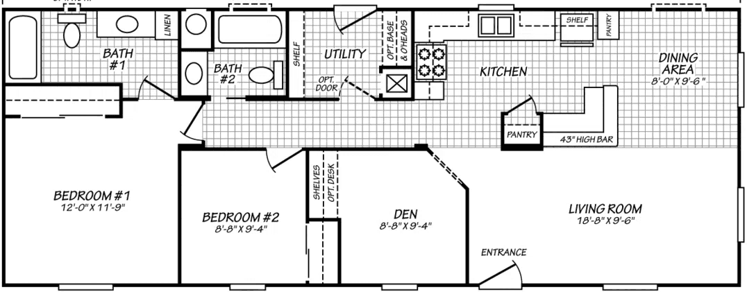 Canyon lake 20522f floor plan home features