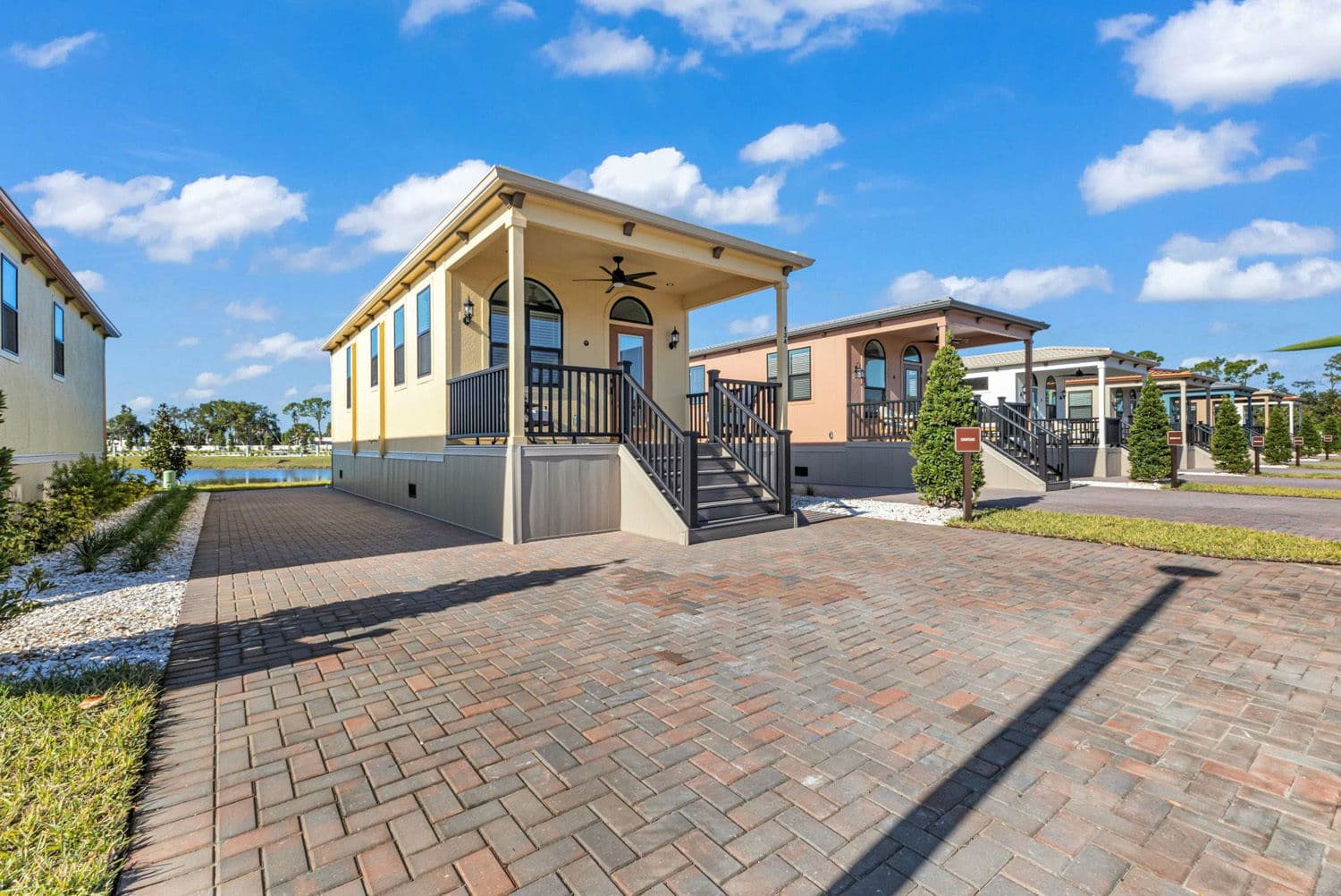 Chateau hero, elevation, and exterior home features