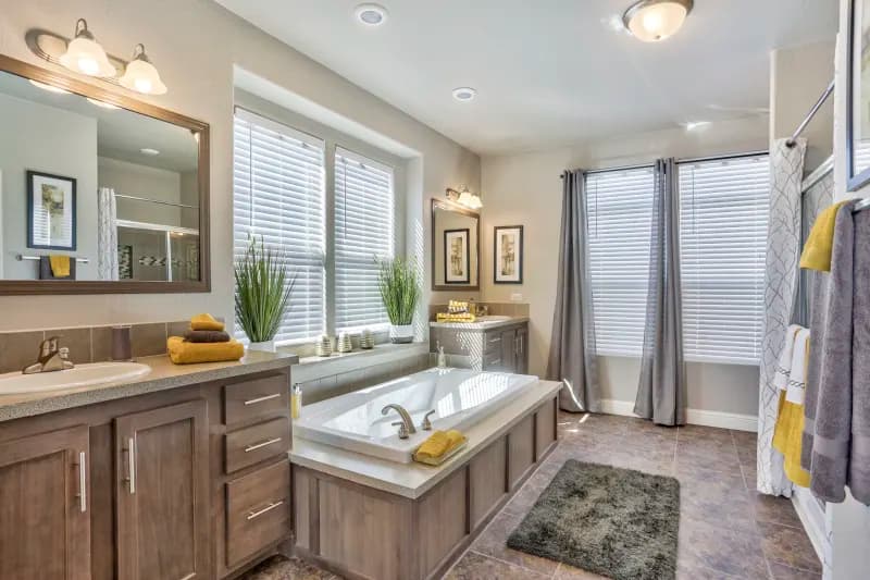 Cypress bathroom home features