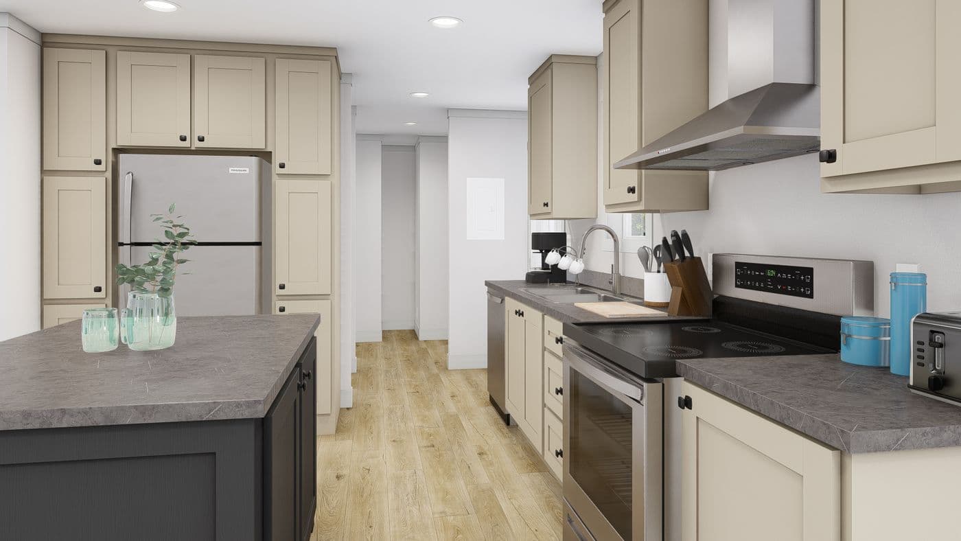 Rising sun kitchen home features