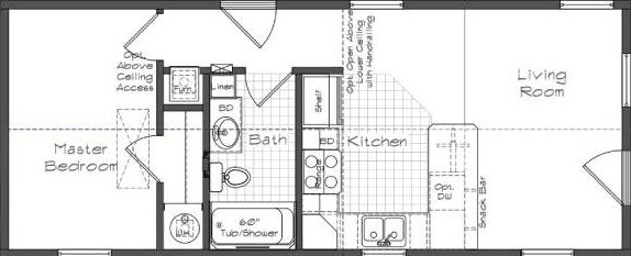 Cedar canyon 2070-2 floor plan home features