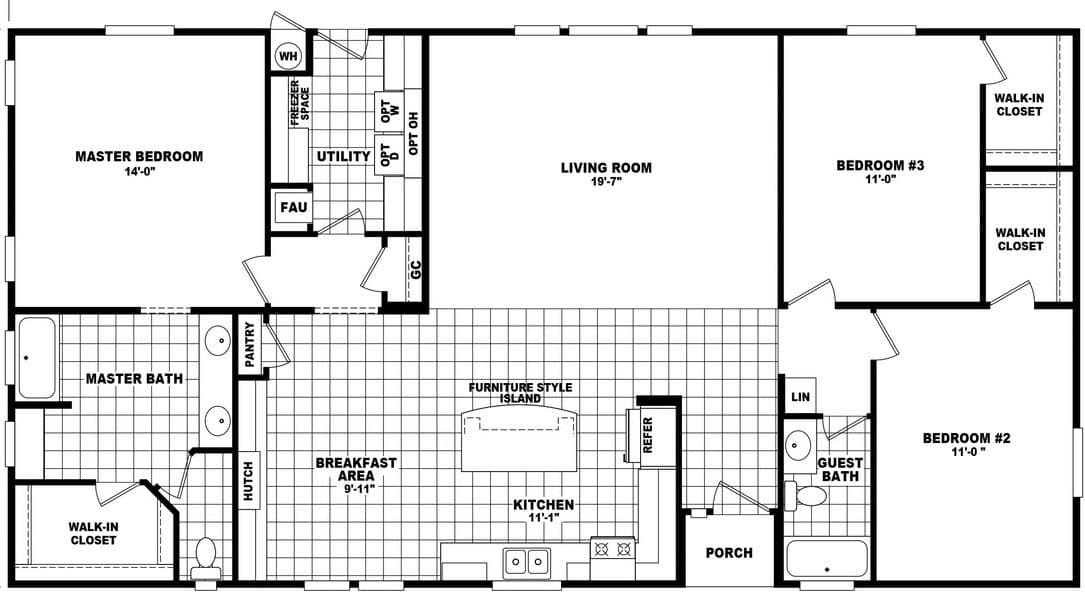 Mountain ridge 32603a floor plan home features