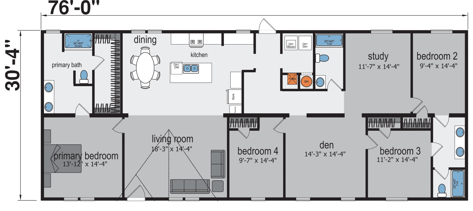 Foundation limited 3276h43lm76 floor plan home features