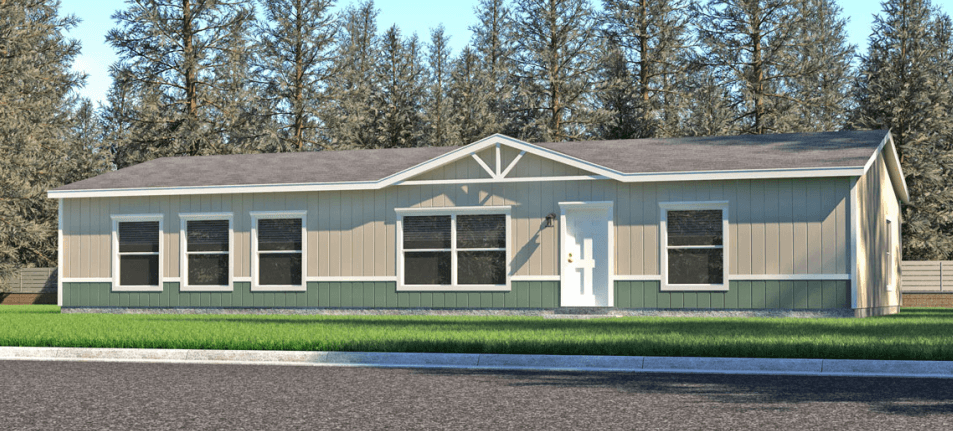 The clover (30603f) hero, elevation, and exterior home features