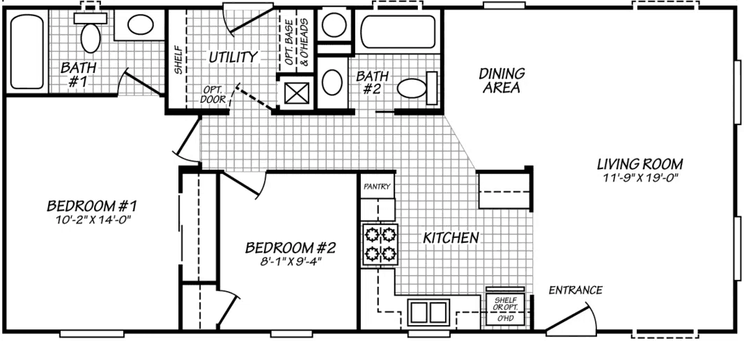 Canyon lake 20442l floor plan home features