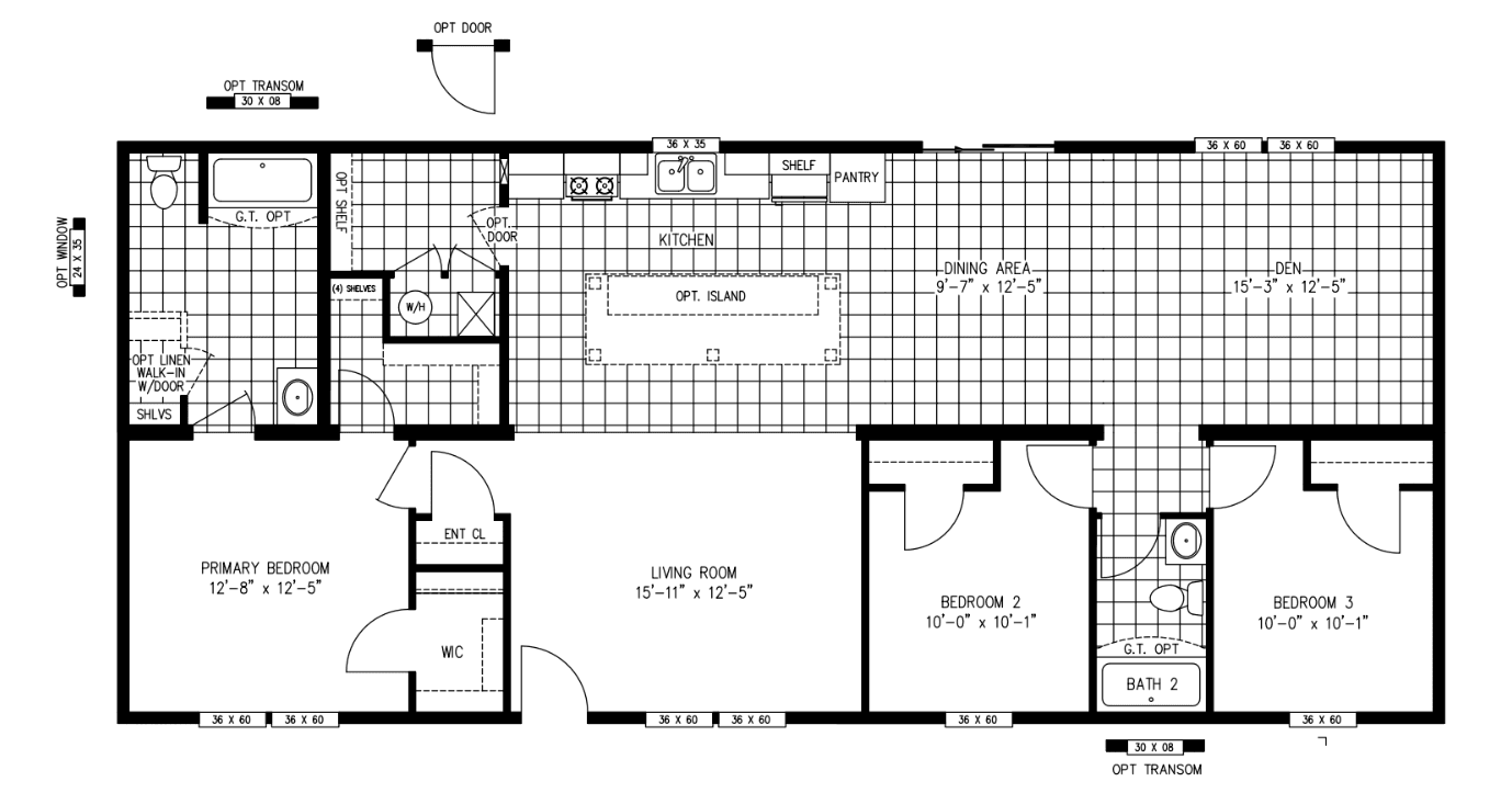 Moonstone 60 floor plan and hero home features
