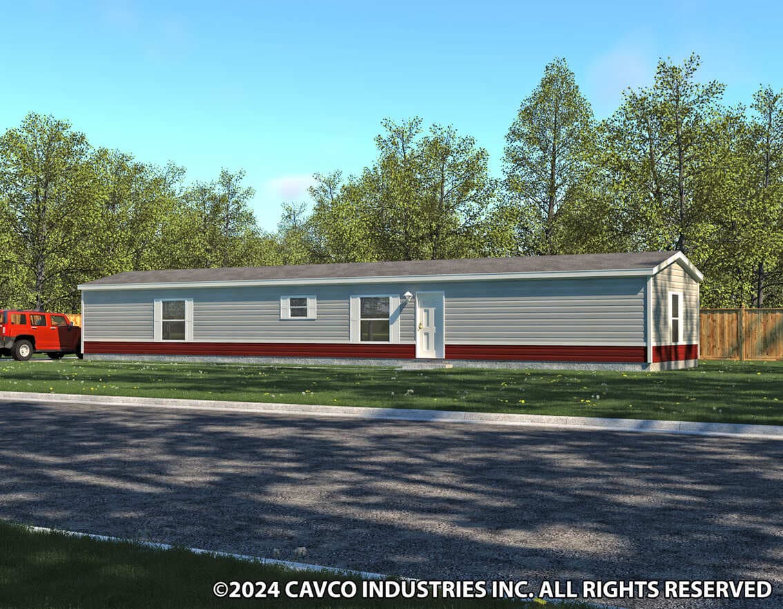 Canyon lake single-wide 16723c exterior and elevation home features
