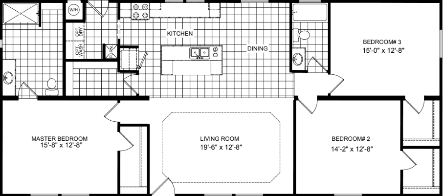 Pirak ranch floor plan home features