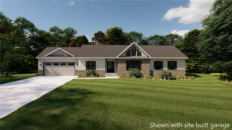 Otter creek hero, elevation, and exterior home features