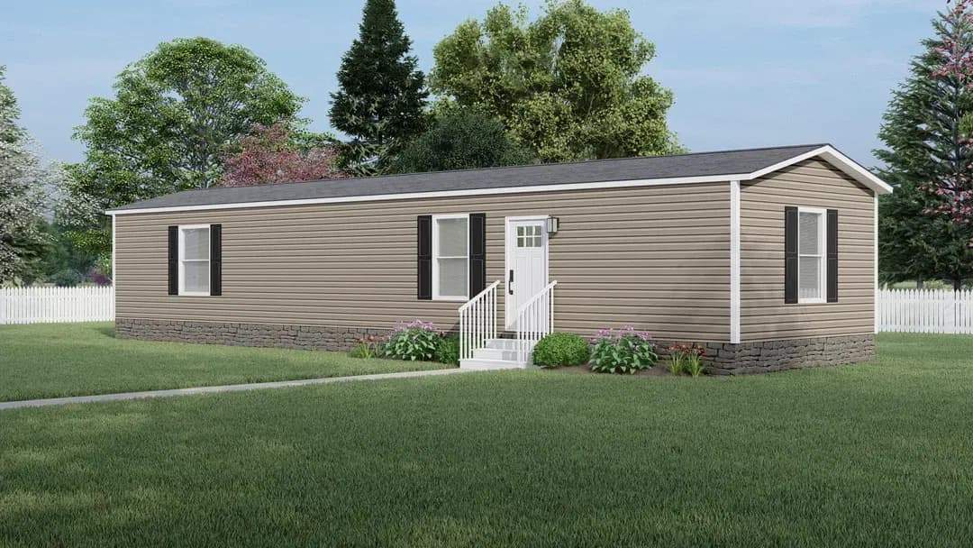 Lewis elevation and exterior home features
