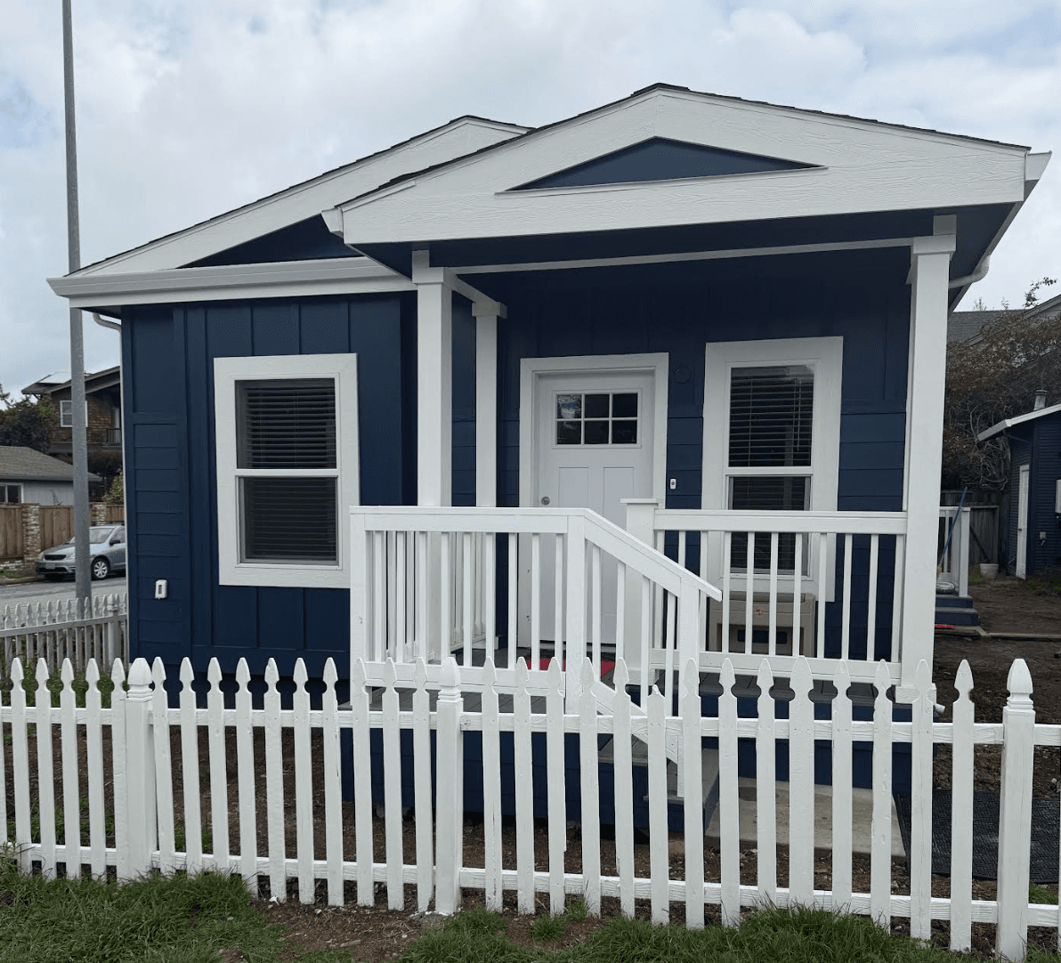 The danville exterior home features