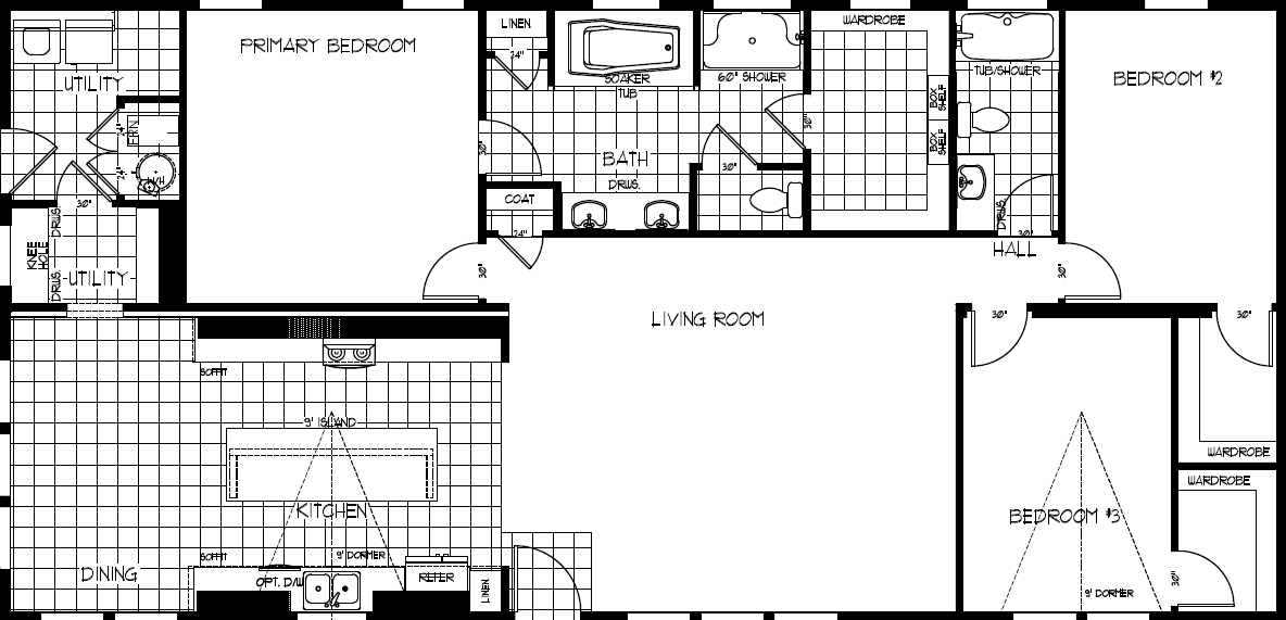 Rc3062a floor plan home features