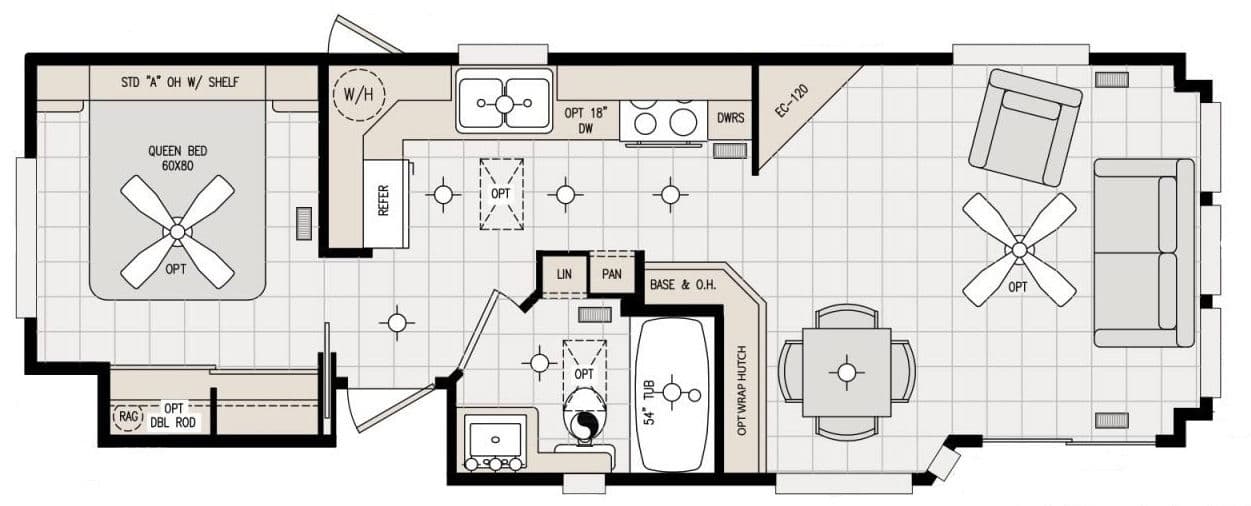 Sedona-120sn11351b floor plan home features