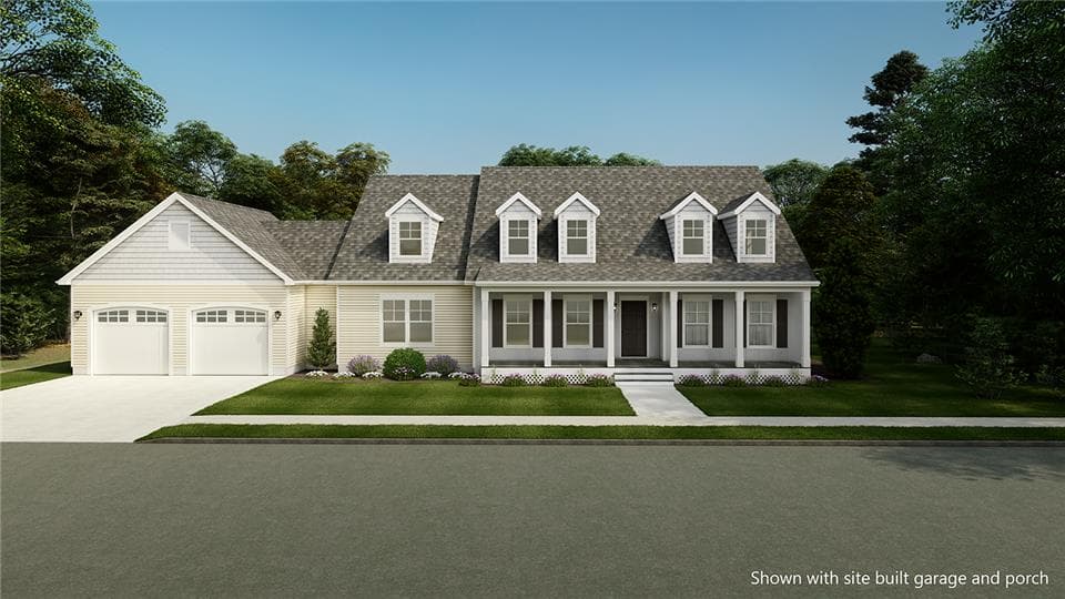 Brewerton hero, elevation, and exterior home features