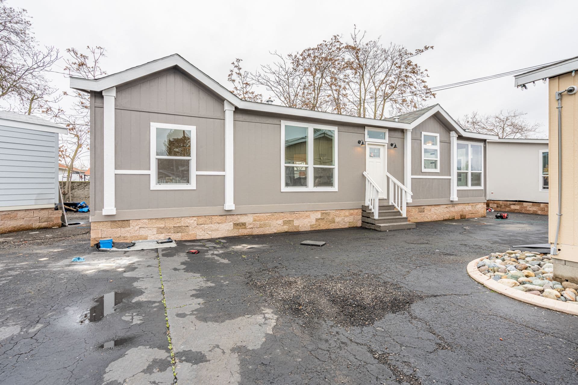 Ranch hand hero, elevation, and exterior home features