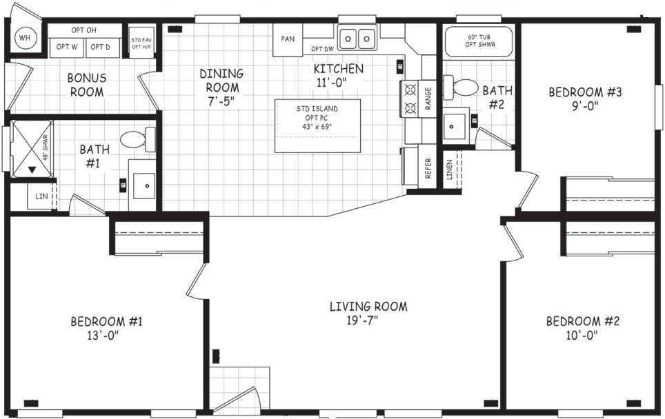 Edge 28443b floor plan home features