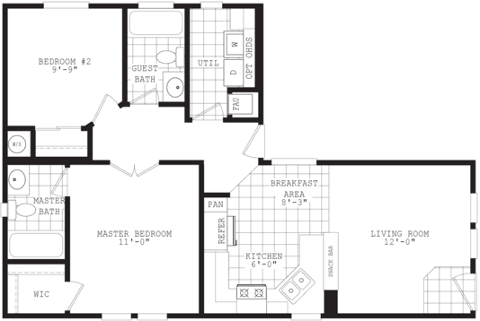 Wide homes 20402b floor plan home features