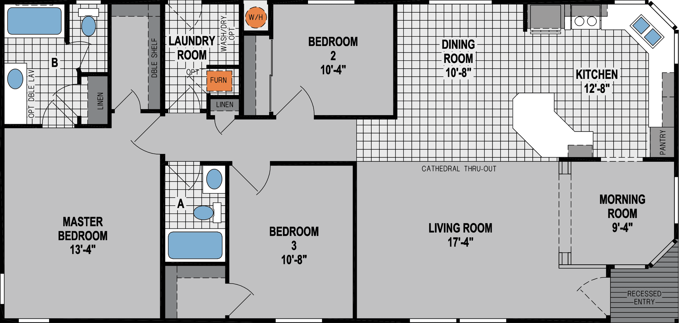 Amber cove k711ct floor plan home features