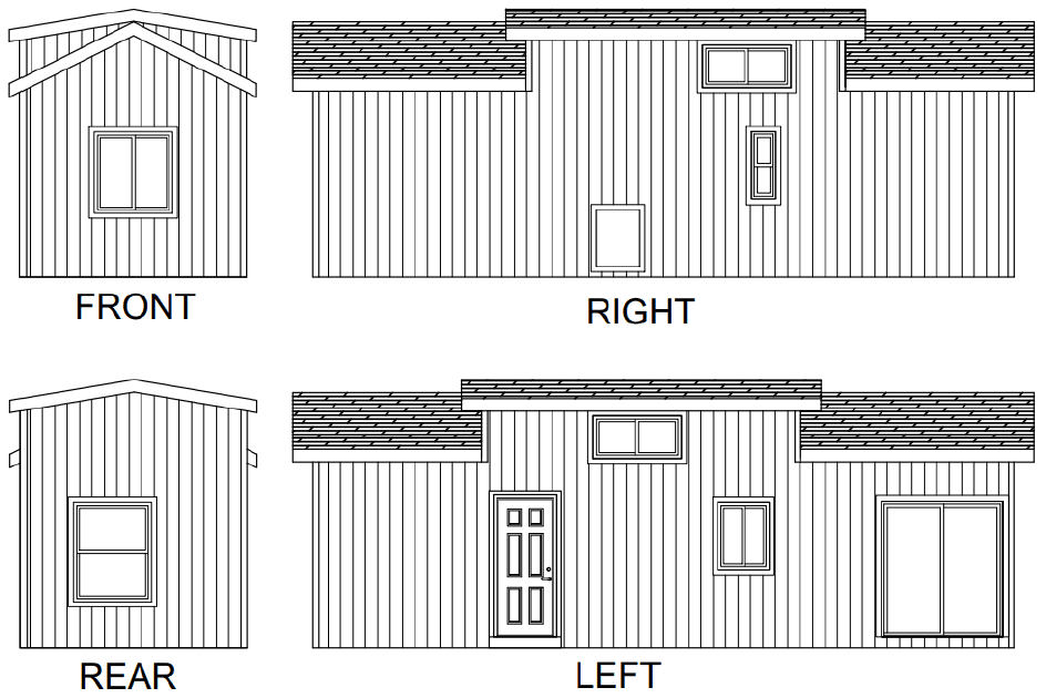 Shpk-12l elevation home features