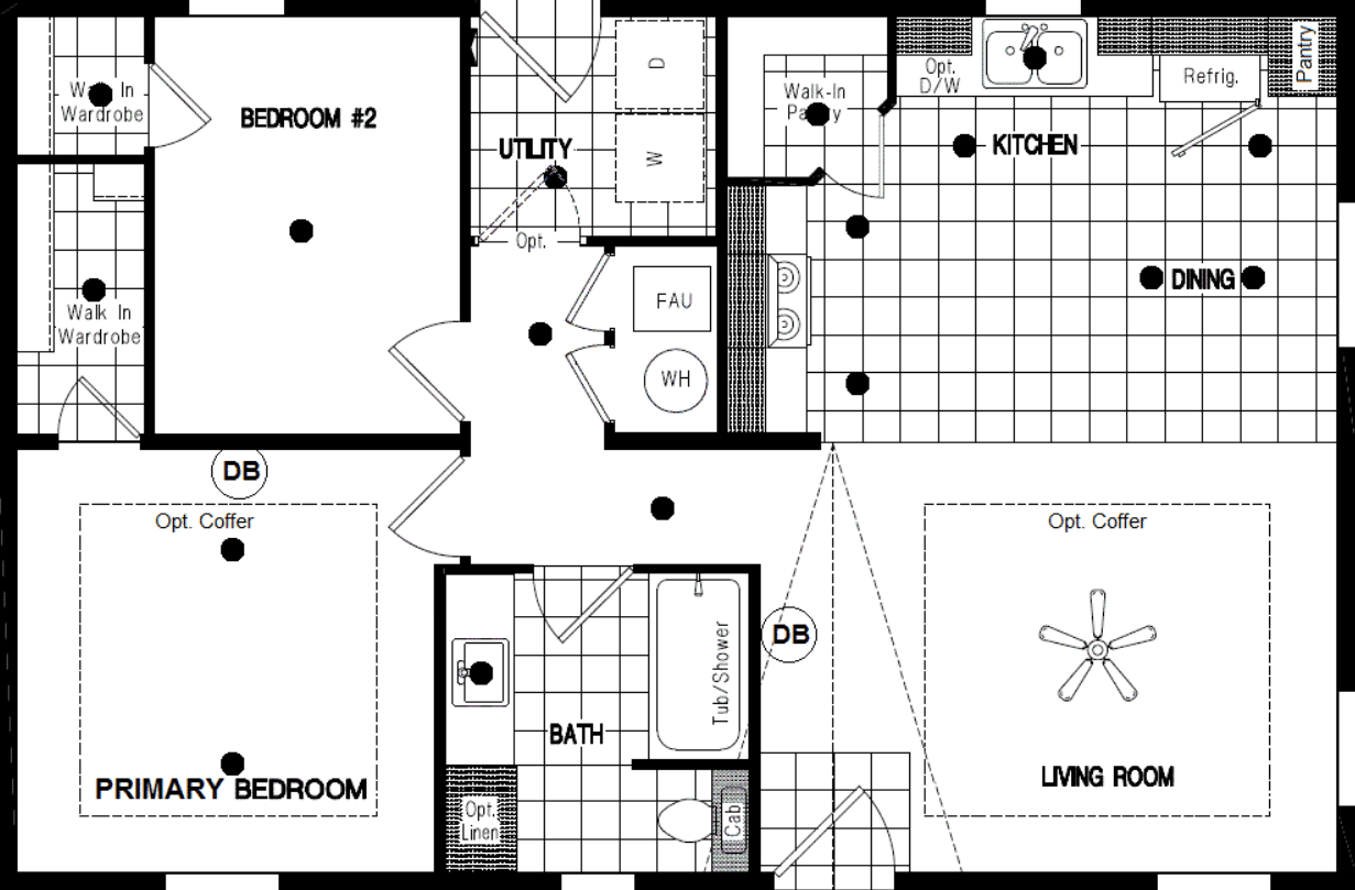 The myrtle floor plan home features