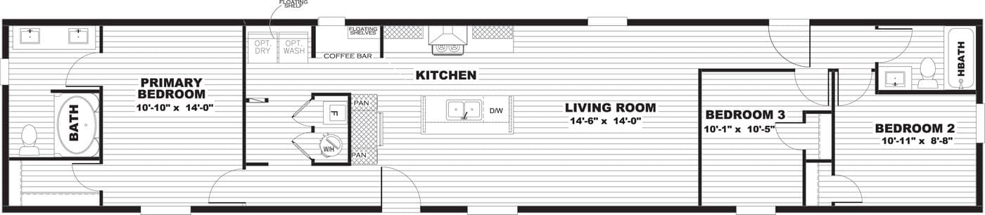 Sydney floor plan home features