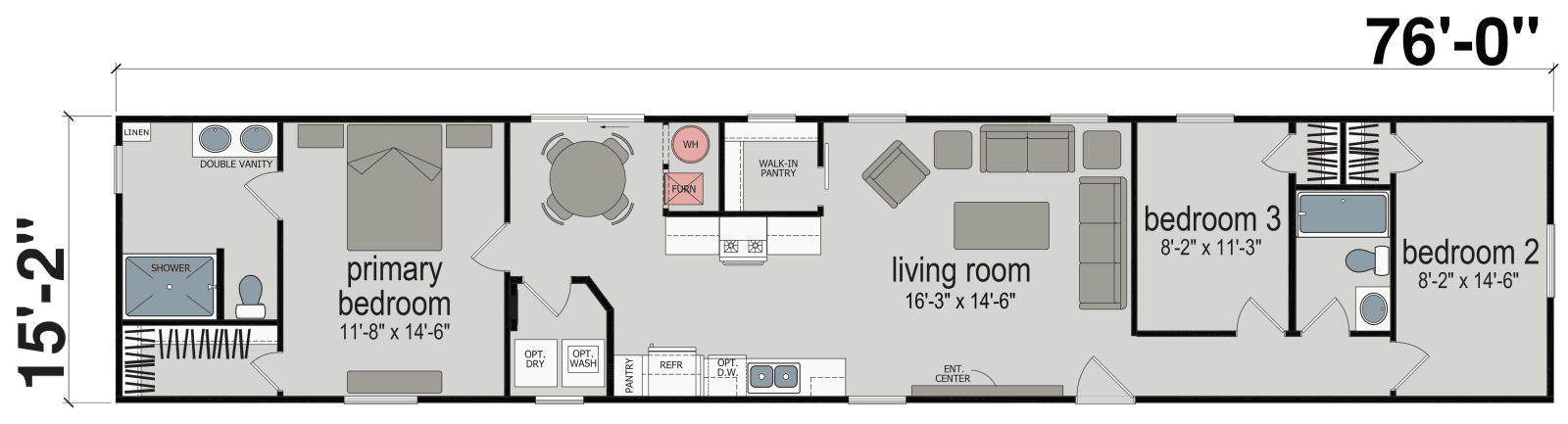 Sierra floor plan home features