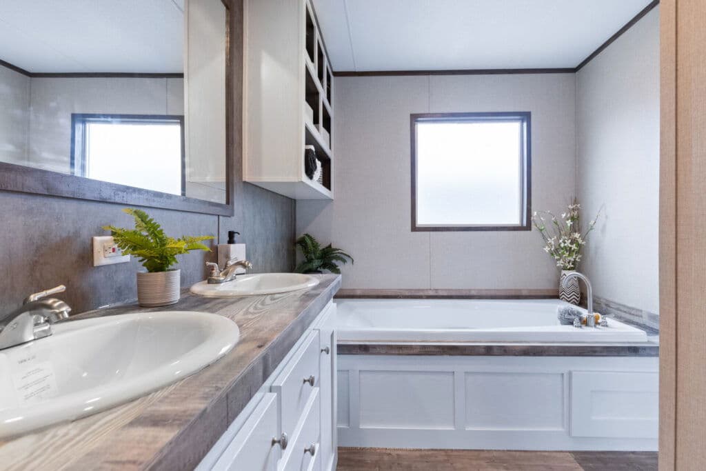 Cypress bathroom home features