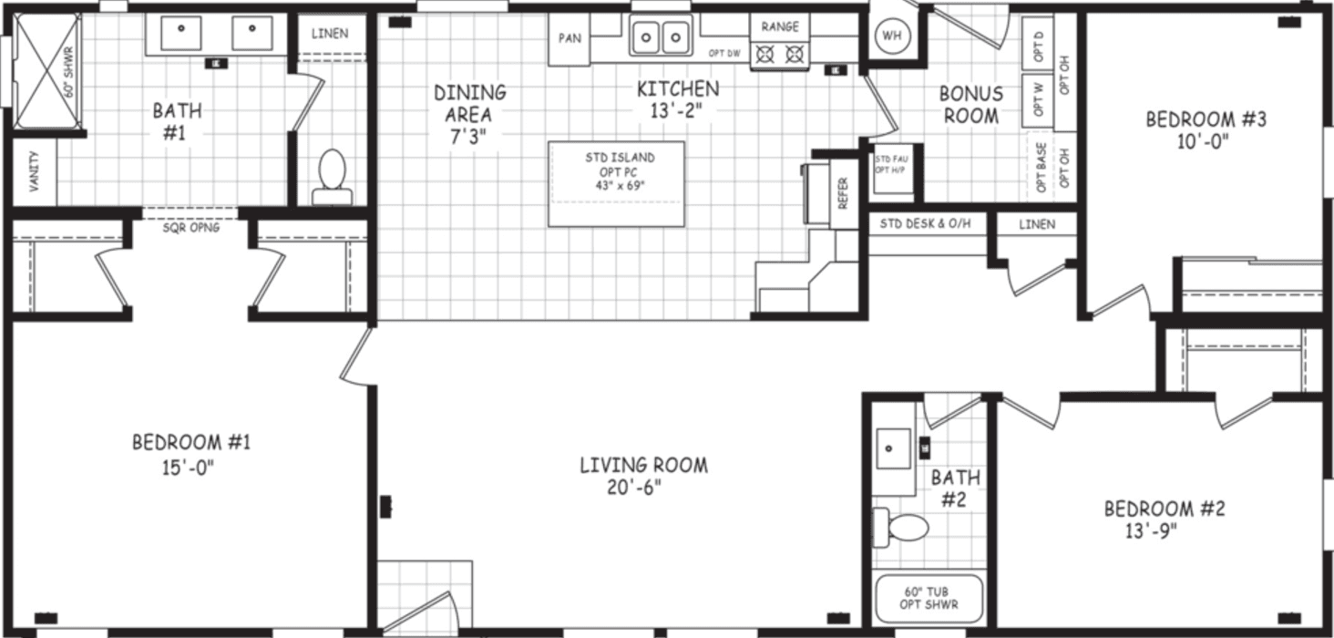 Edge 28563a floor plan home features