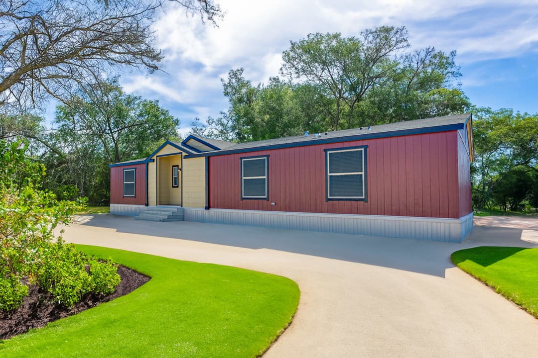 Doublewide c-32×64-32c elevation and exterior home features