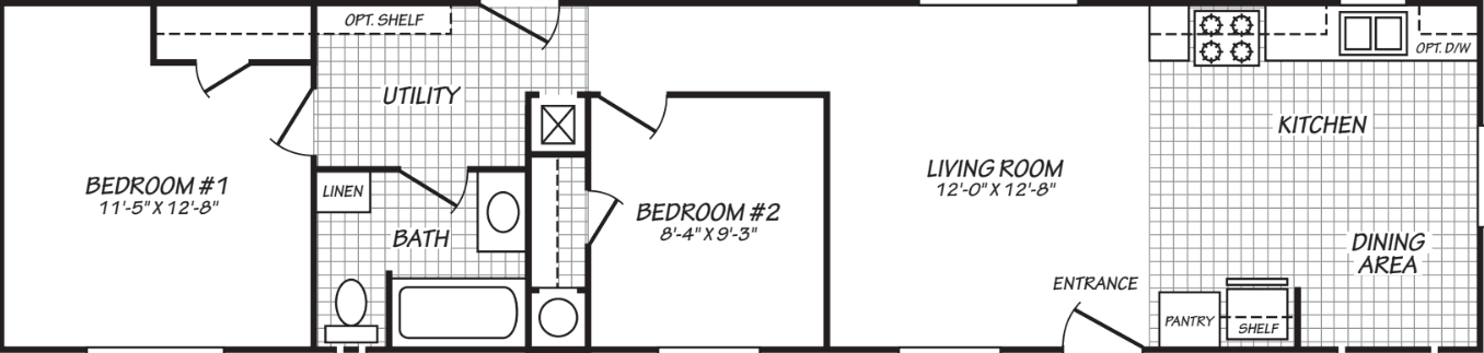 The spectre (14562b) floor plan home features