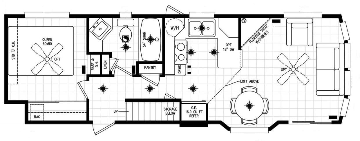 Alpine-120al11351e hero and floor plan home features