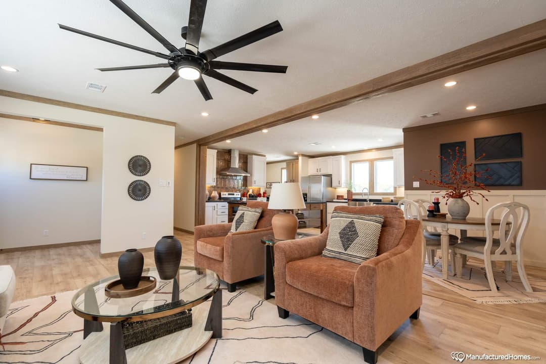 The patton creek interior home features