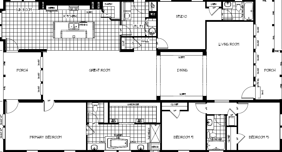 Rc4072a floor plan home features