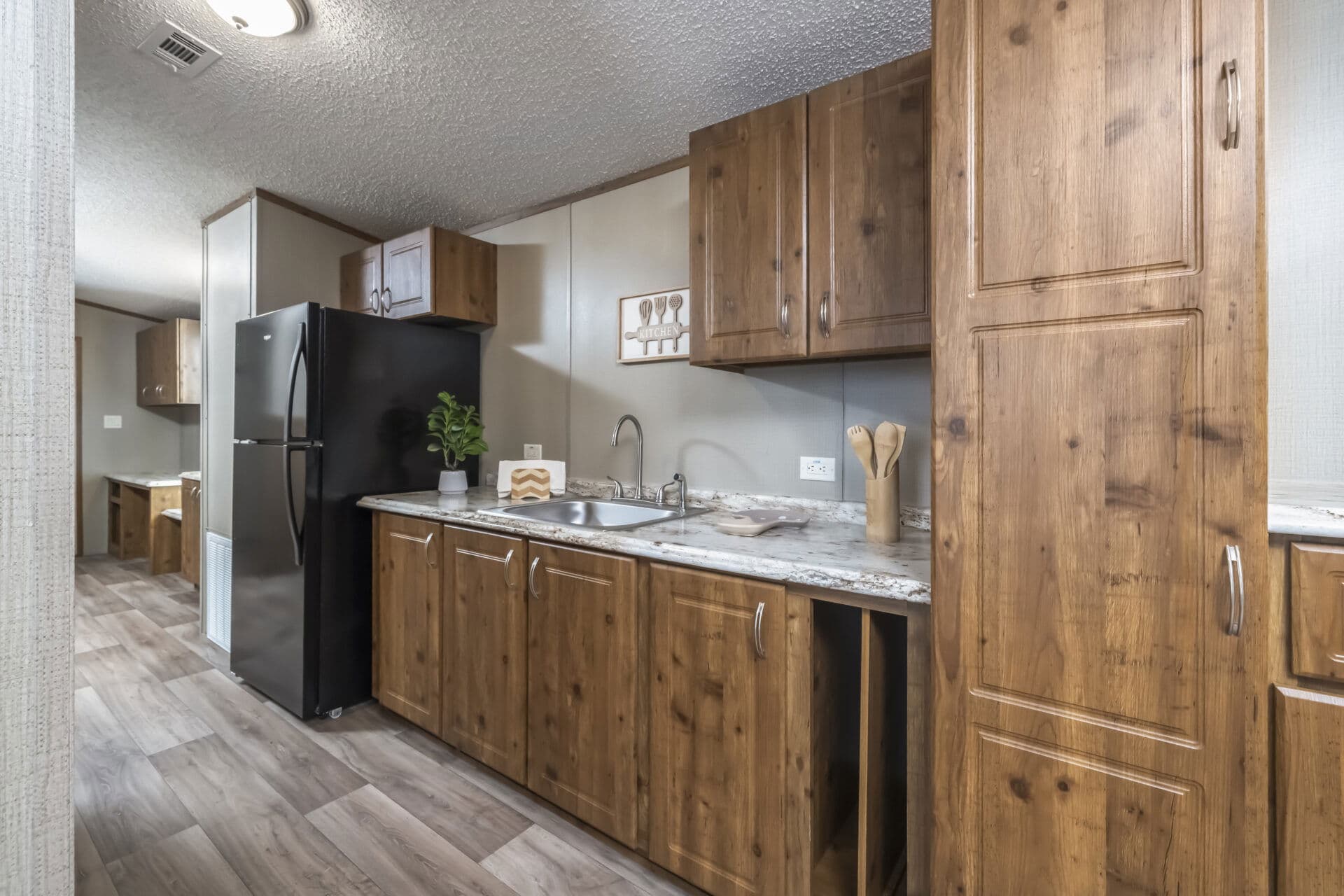 Tiny home s-12×34-31a kitchen home features