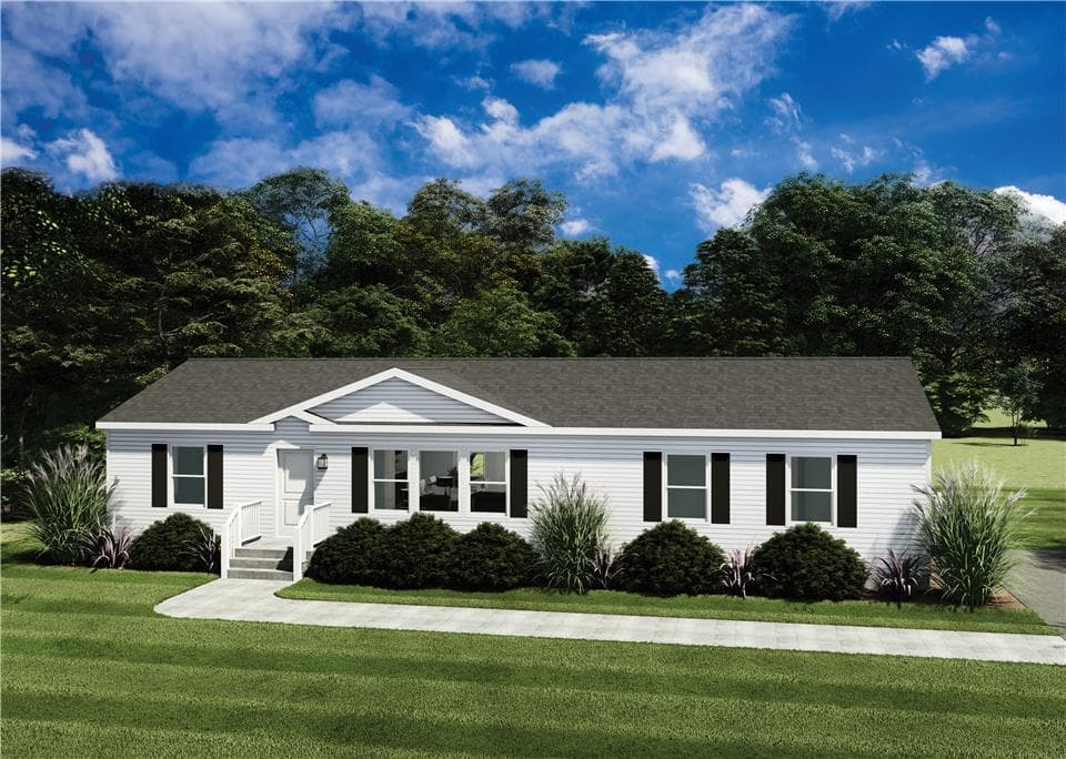 Evolution series coolidge model 2860 hero, elevation, and exterior home features