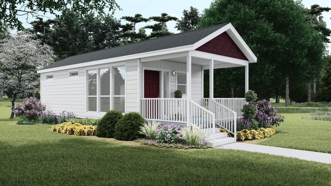 Casita hero, elevation, and exterior home features