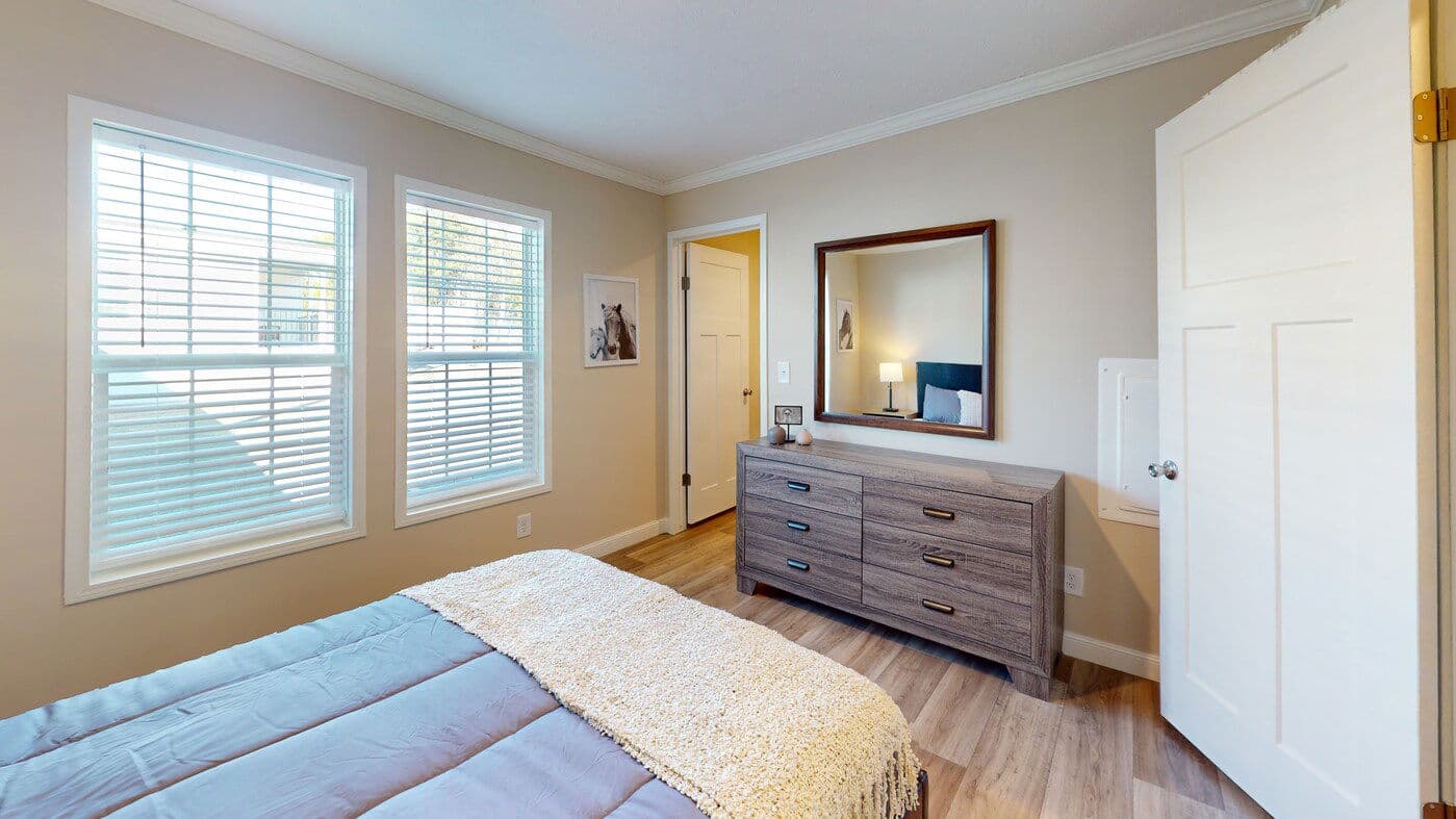 The roanoke duplex interior and bedroom home features