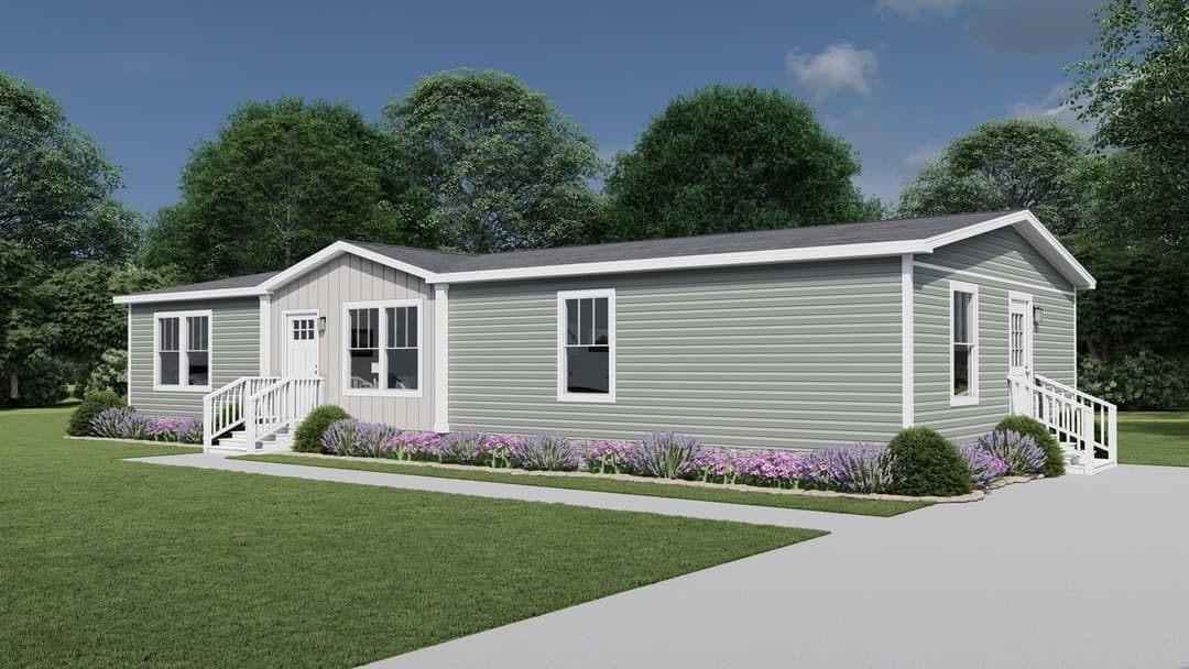 Lovely day elevation and exterior home features