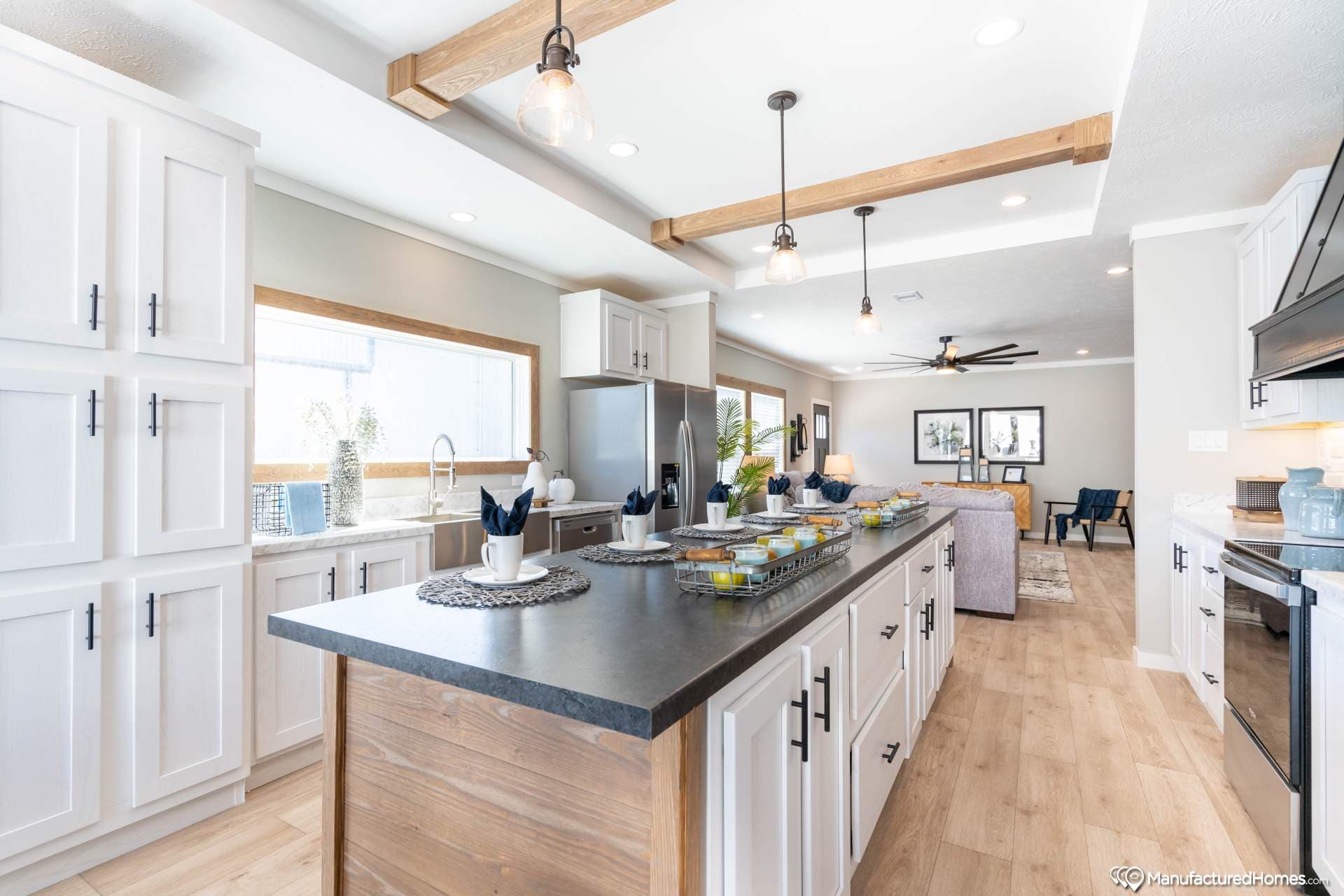 The shades creek kitchen home features