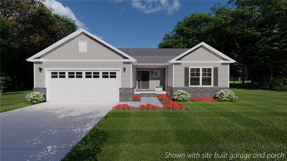Medford ii hero, elevation, and exterior home features