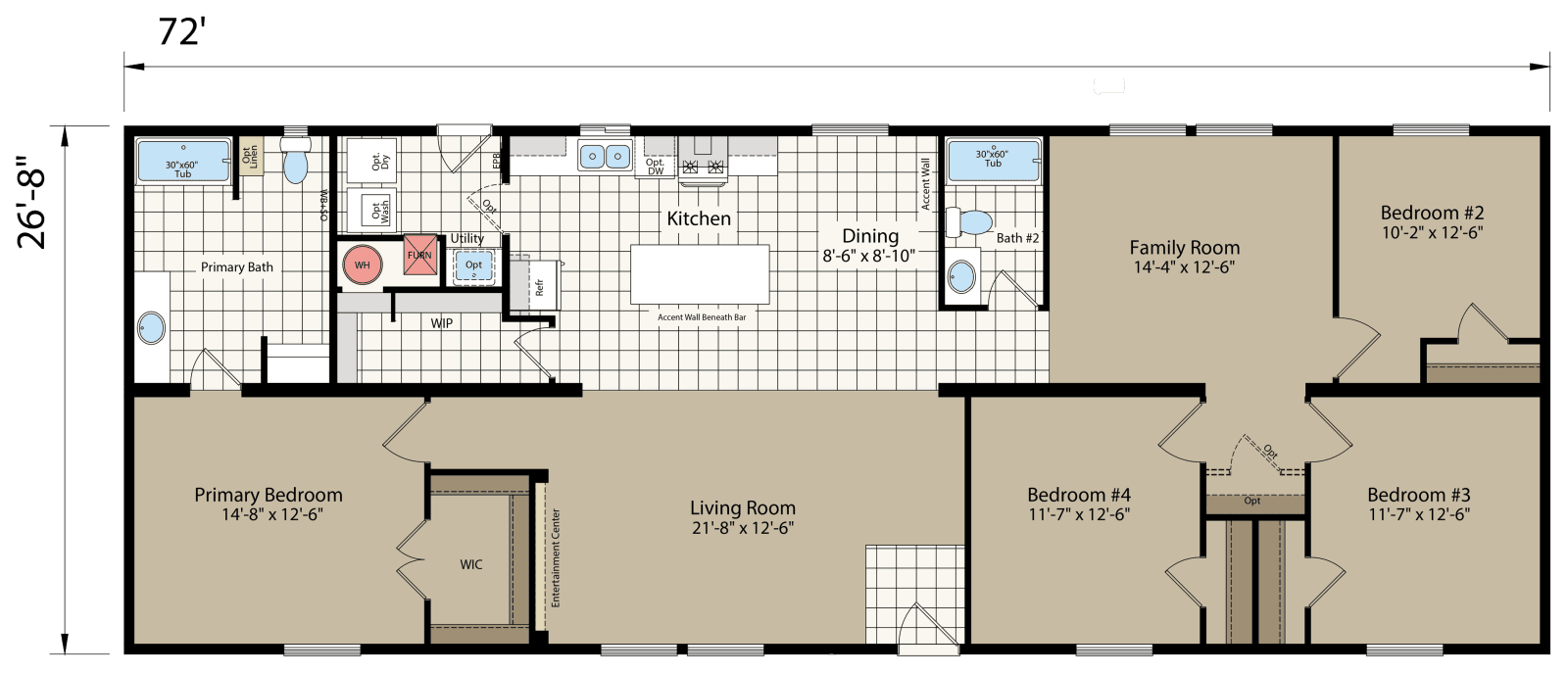 Dreamworks dw4724b floor plan home features