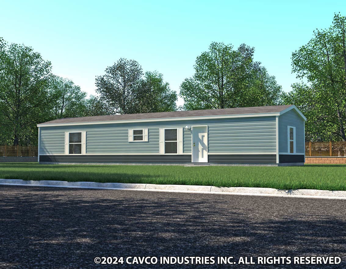 Canyon lake single-wide 16562c exterior and elevation home features