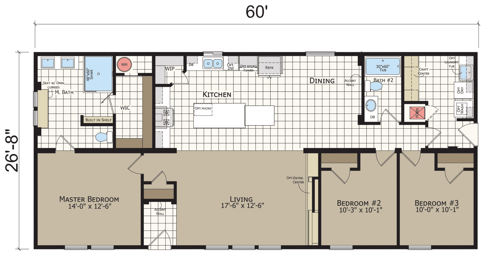 Catena ct4603b floor plan home features