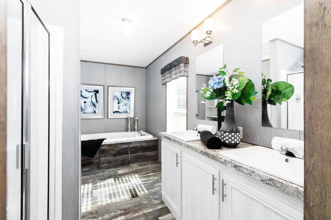 The morris bathroom home features