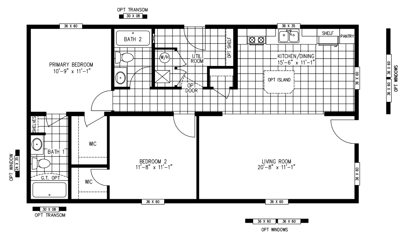 Turqouise hero and floor plan home features