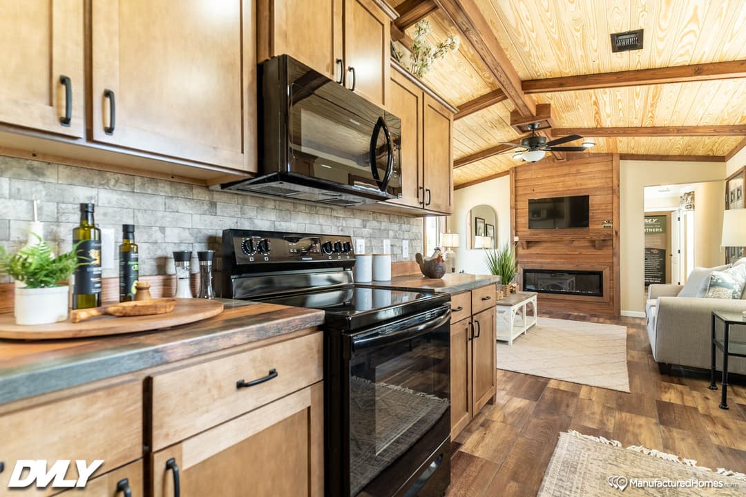 The lodge 2 kitchen home features