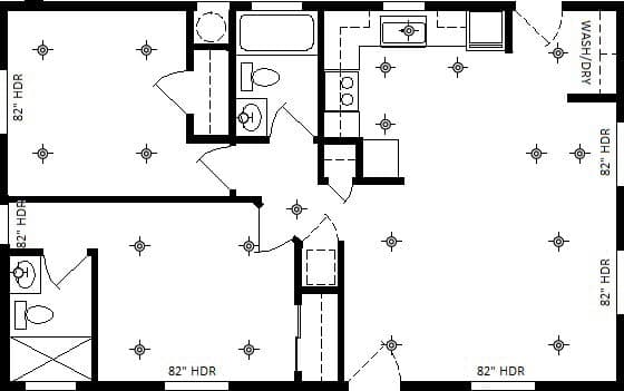 Portola valley floor plan home features