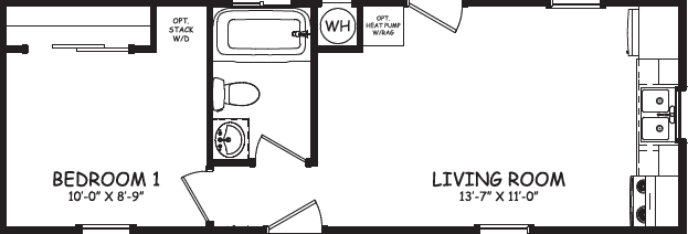 Casita b ansi floor plan home features