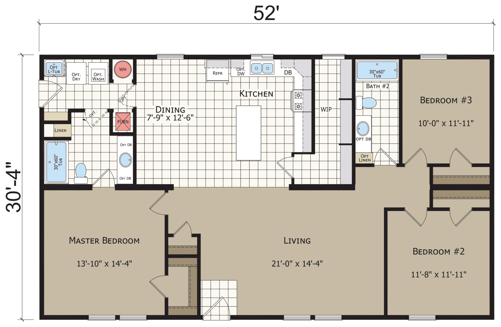 Hidden creek hc6523p floor plan home features